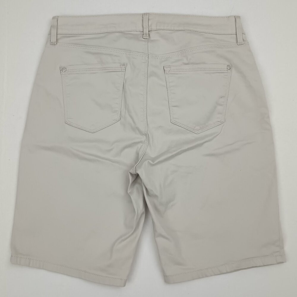 Gloria Vanderbilt Bermuda Shorts Ivory Size 10 - Picture 5 of 12